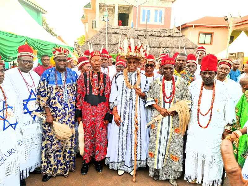 The Igbo descendants of Israel celebrated the Ei Festival in Biafra.