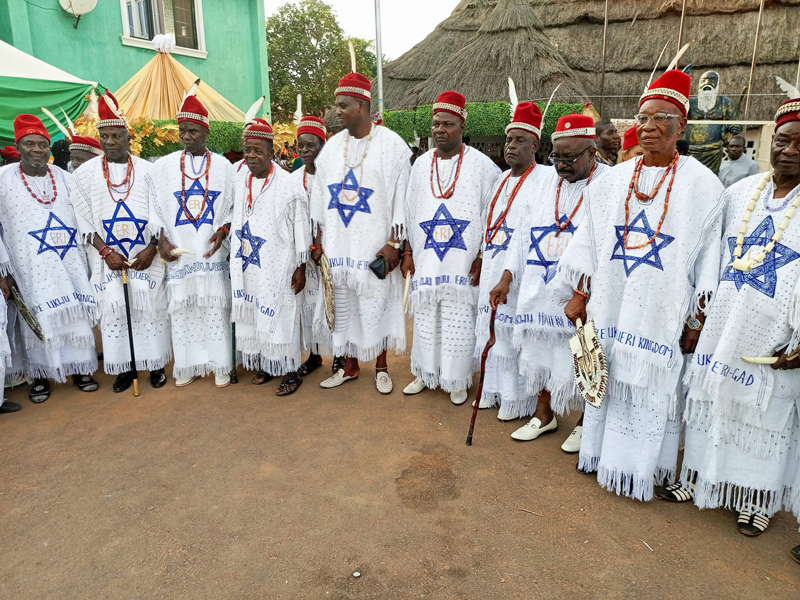 The Igbo descendants of Israel celebrated the Ei Festival in Biafra.