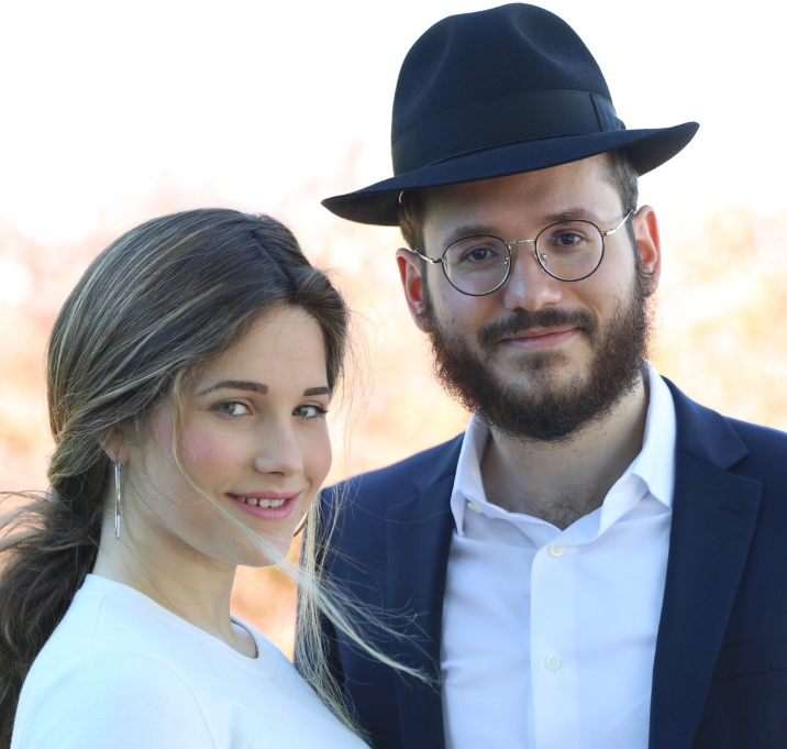 Rabbi Chaim Birnhack and his wife, Menuchi.